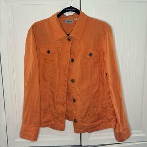 Chico’s Linen light weight jacket